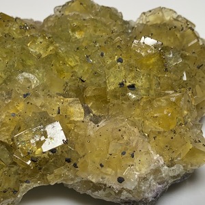 5.イエローフローライト原石クラスター