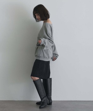 2176 ワンショルダースウェットプルオーバー gray