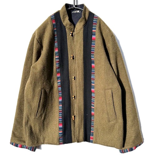 Vintage Stand Collar Wool Tyrolean Jacket [1980s-] Vintage Tyrolean Jacket