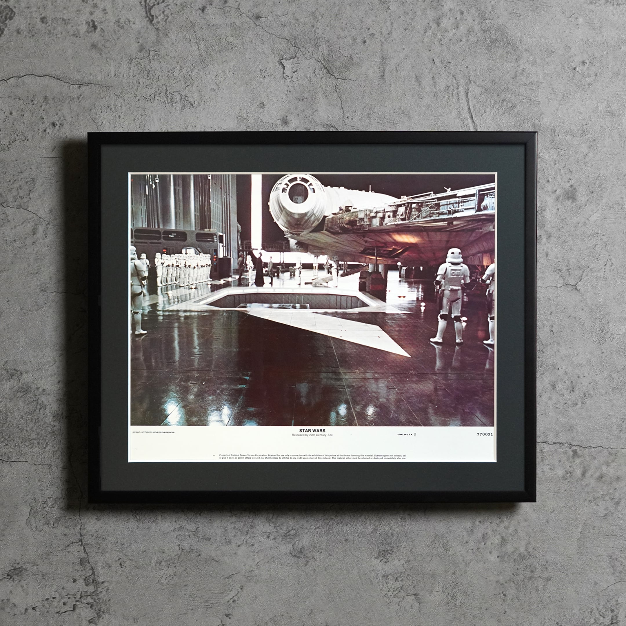 1977 / Star wars Episode 4(GAU printer's union) / US lobby card / 442x366mm【LC00000241004】