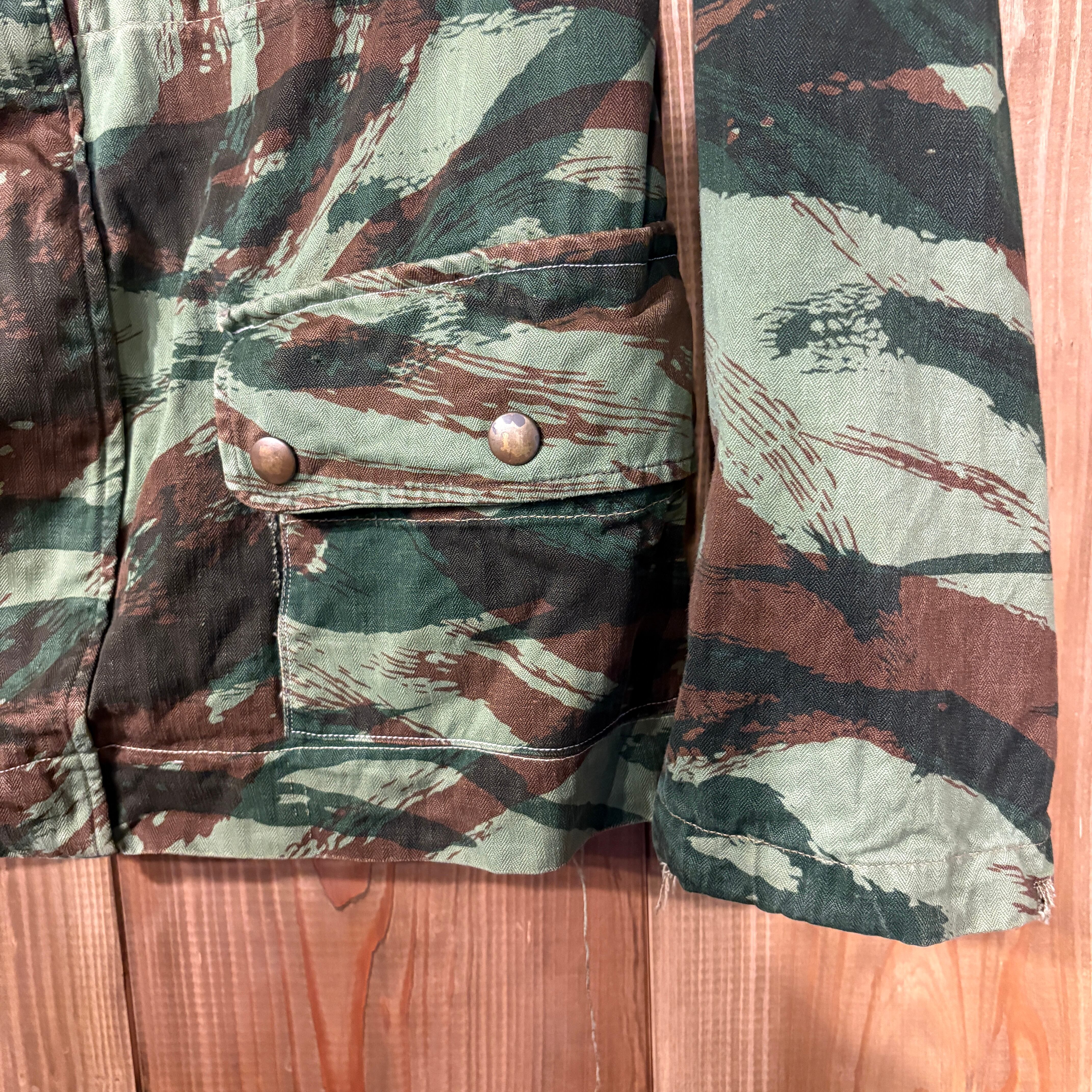 50s フランス軍 実物 TAP47 56 リザードカモ ジャケット S French Army