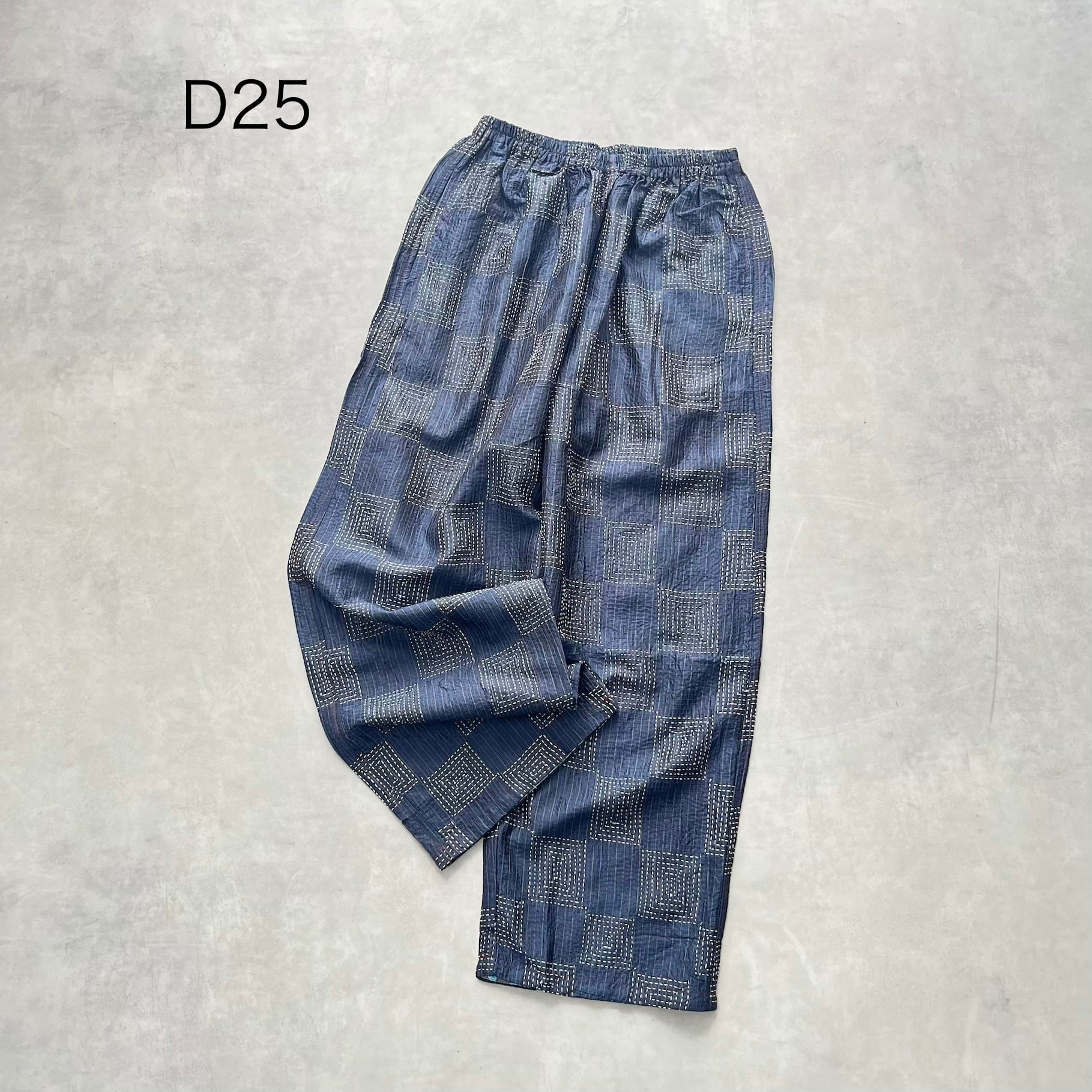 シルク刺し子パンツ(D22~28) | pokipcee ポキプシー