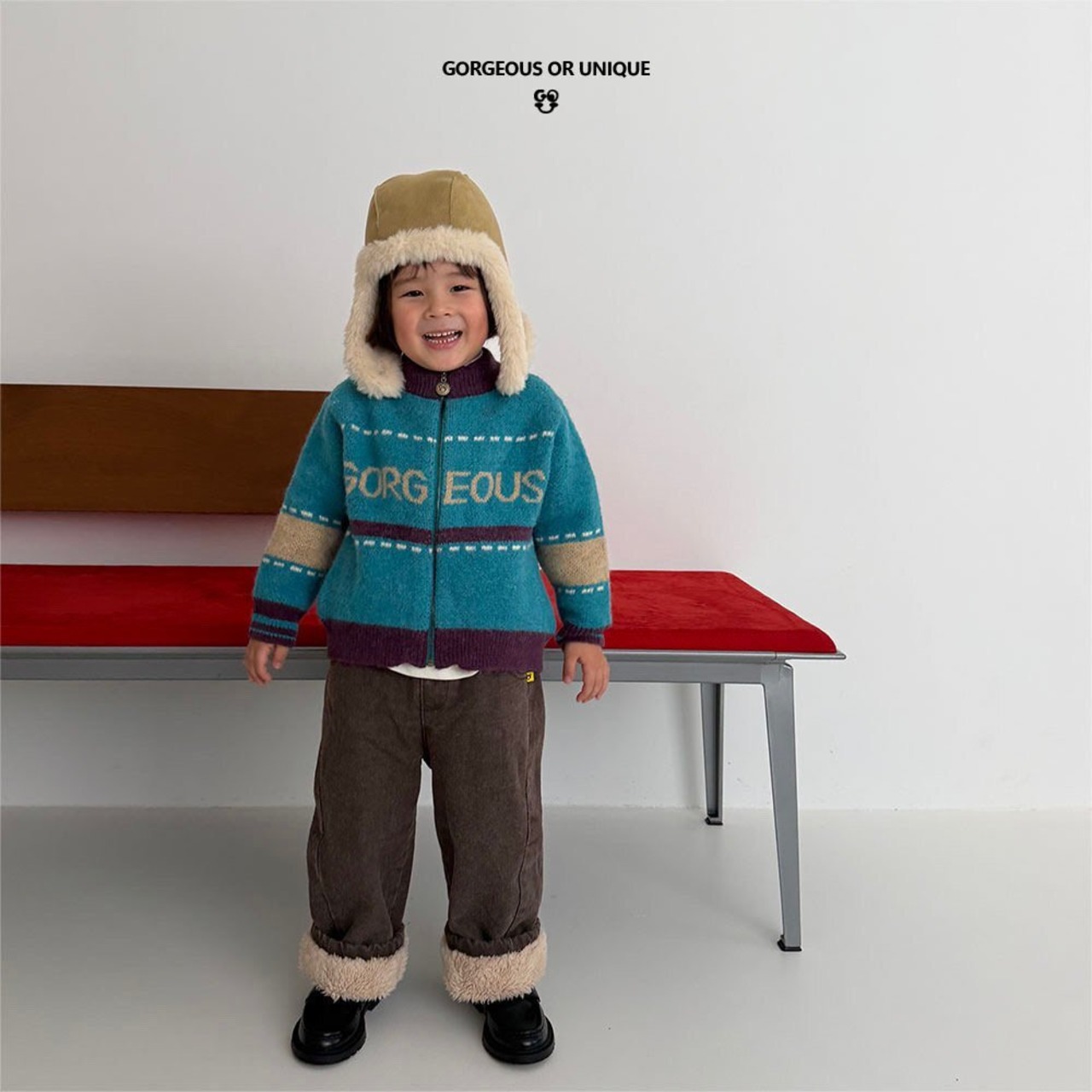GOU［取寄］hanabun zipup cardigan 26winter