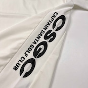 美品 CAPTAIN SANTA キャプテンサンタ GOLF CLUB ハイネック ドライストレッチ 半袖Tシャツ サイズ XL /ホワイト/ゴルフ