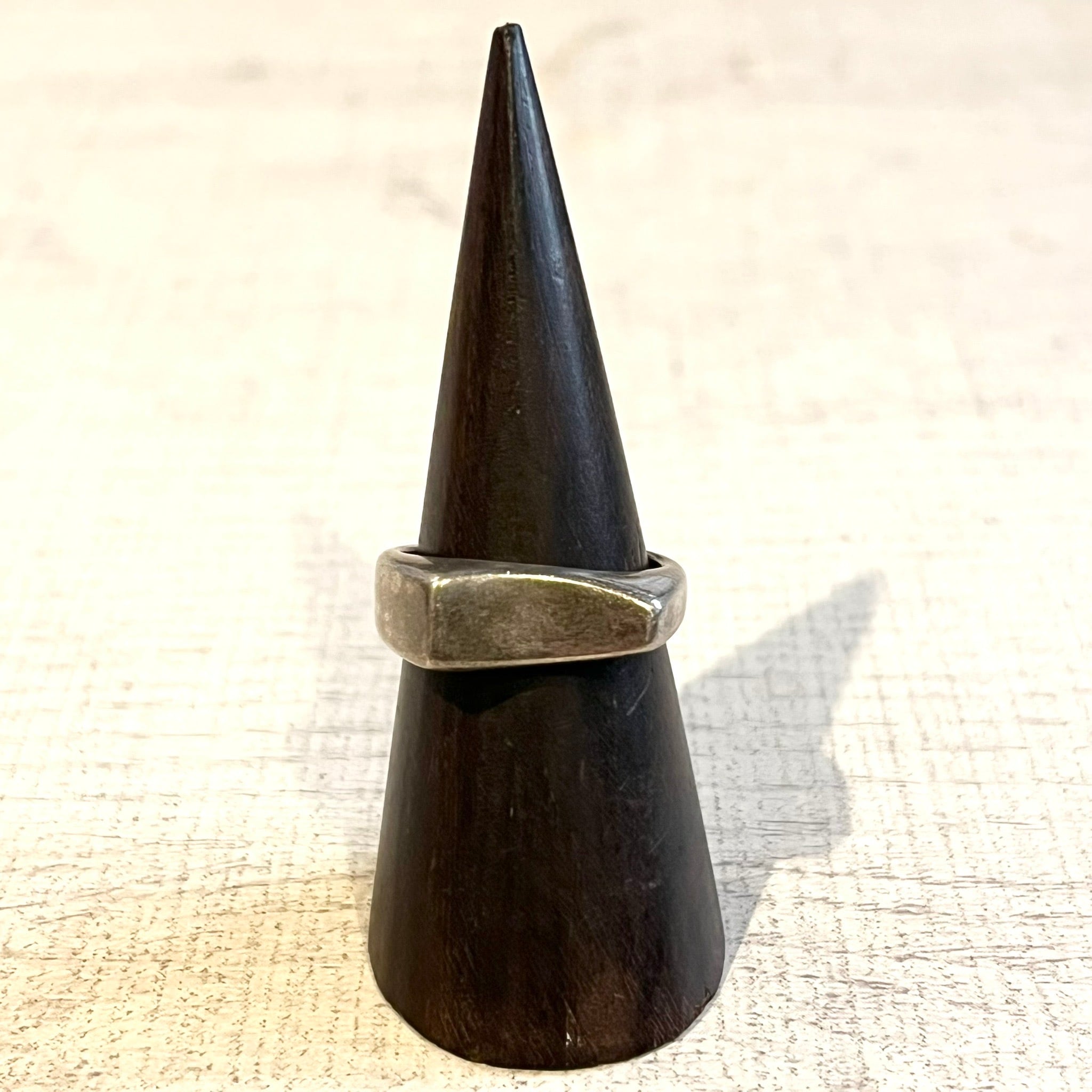 DUAL STONE DESIGN RING-SILVER925-デュアルストーンリング