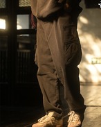 Bamboo Leaf Embroidery sweatpants 2color【G1071】