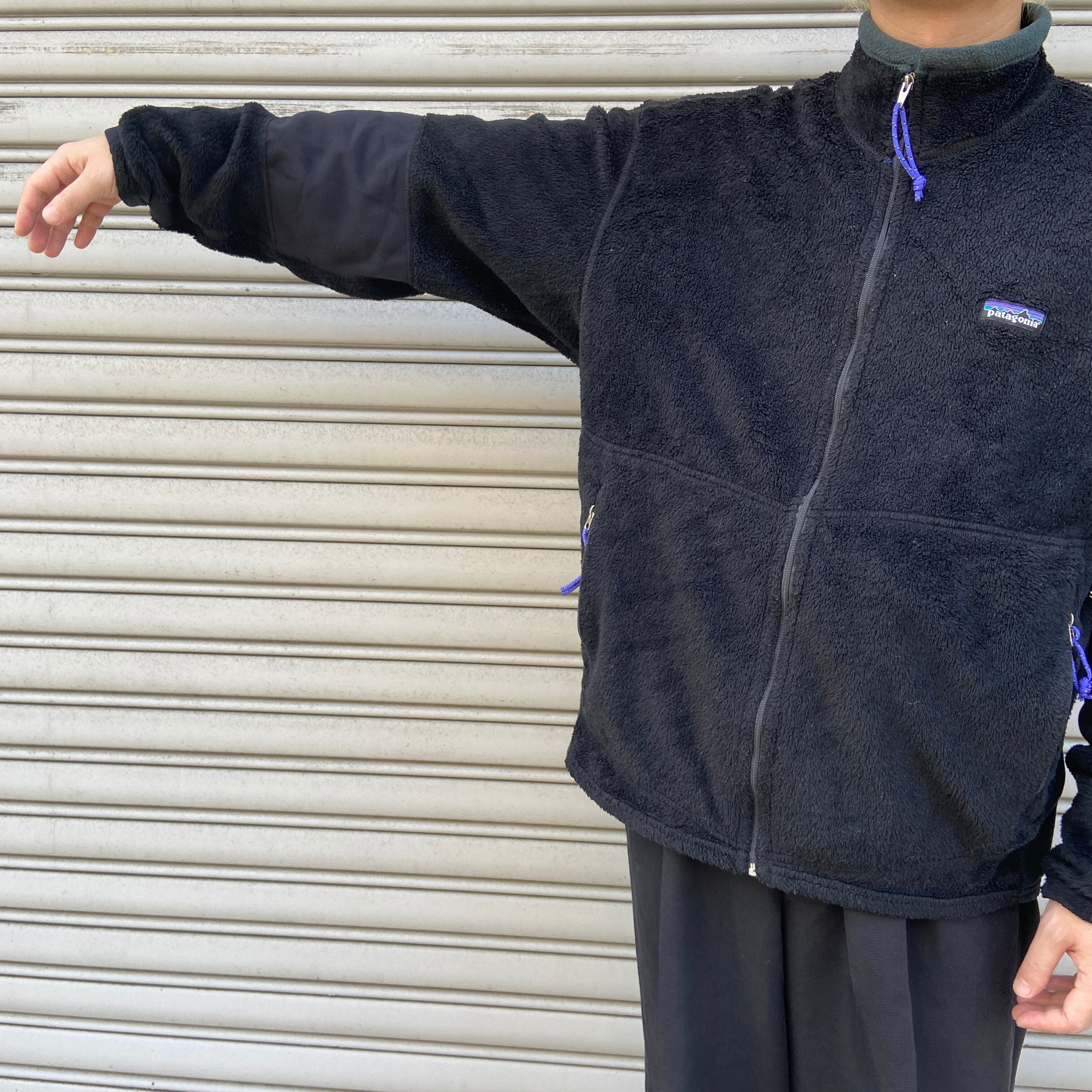 00s USA製 パタゴニア レギュレーターR2 フリースジャケット 黒 L