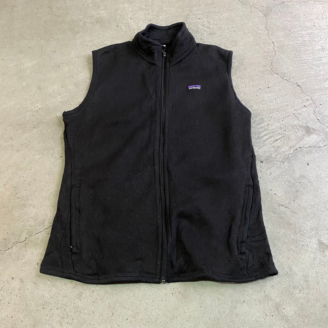 13年製 Patagonia パタゴニア ベターセーター ベスト フリースベスト レディースL 古着 25885FA13 ブラック  黒【アウトドアジャケット】【SA2204】 | cave 古着屋【公式】古着通販サイト