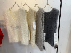 【ROBE】 キラキラシャギーニットベスト 631934
