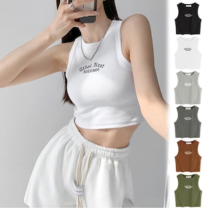 クロップド丈 タンクトップ レディース 春夏 スポーツ ダンス フィットネス きれいめ 大人 かわいい おしゃれ インナー トップス 大人可愛い 大人女子