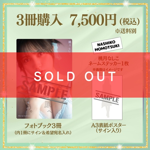 【2025/1/16 19:00～オンラインサイン会】【フォトブック3冊セット】桃月なしこ / さぁ小田原へ行こう。【特典ステッカー付き】【AIPB-0085】
