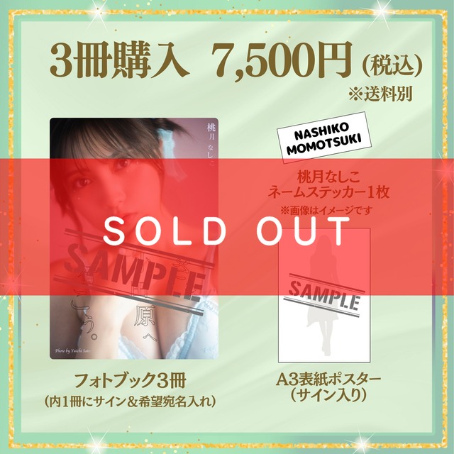 【2025/1/16 19:00～オンラインサイン会】【フォトブック3冊セット】桃月なしこ / さぁ小田原へ行こう。【特典ステッカー付き】【AIPB-0085】