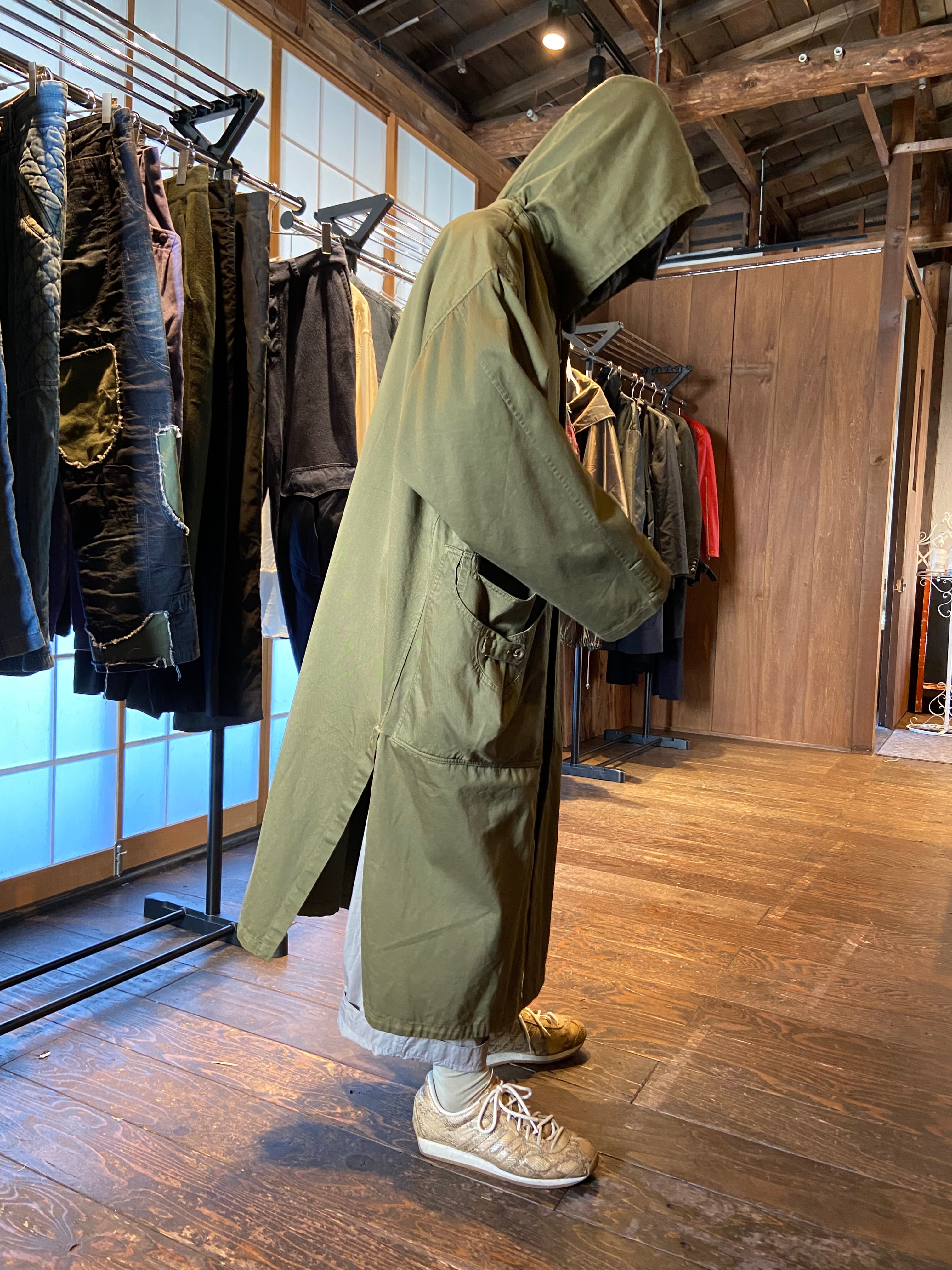 80s~ MARITHE FRANCOIS GIRBAUD M.F.G DESIGN military coat | PAY ID