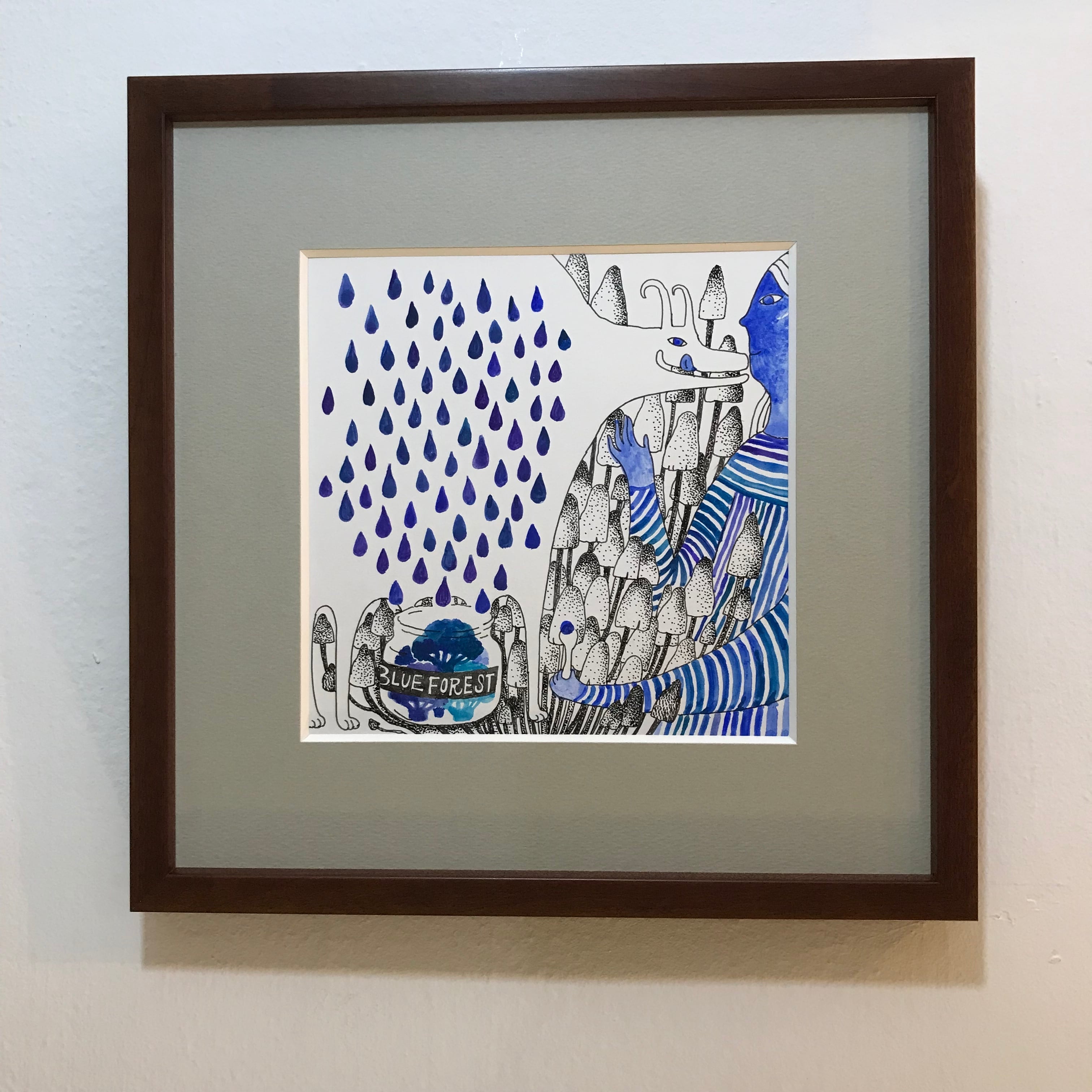 原画：ペン,色鉛筆,アクリルガッシュ等 | BLUE FOREST ART STORE