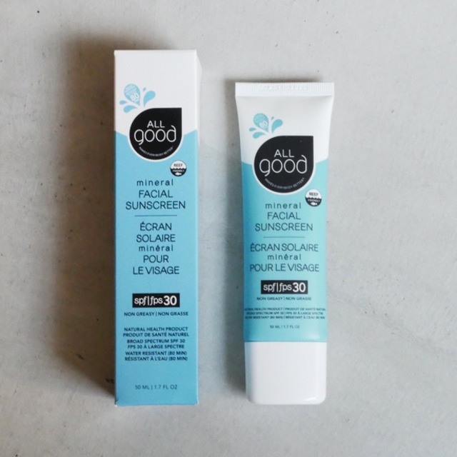 All Good 日焼け止めフェイシャル SPF30