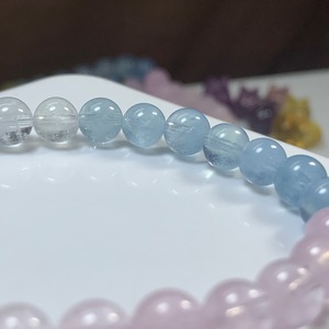 no4.爽やかパステル☆グラデーションミックスベリル ブレスレット