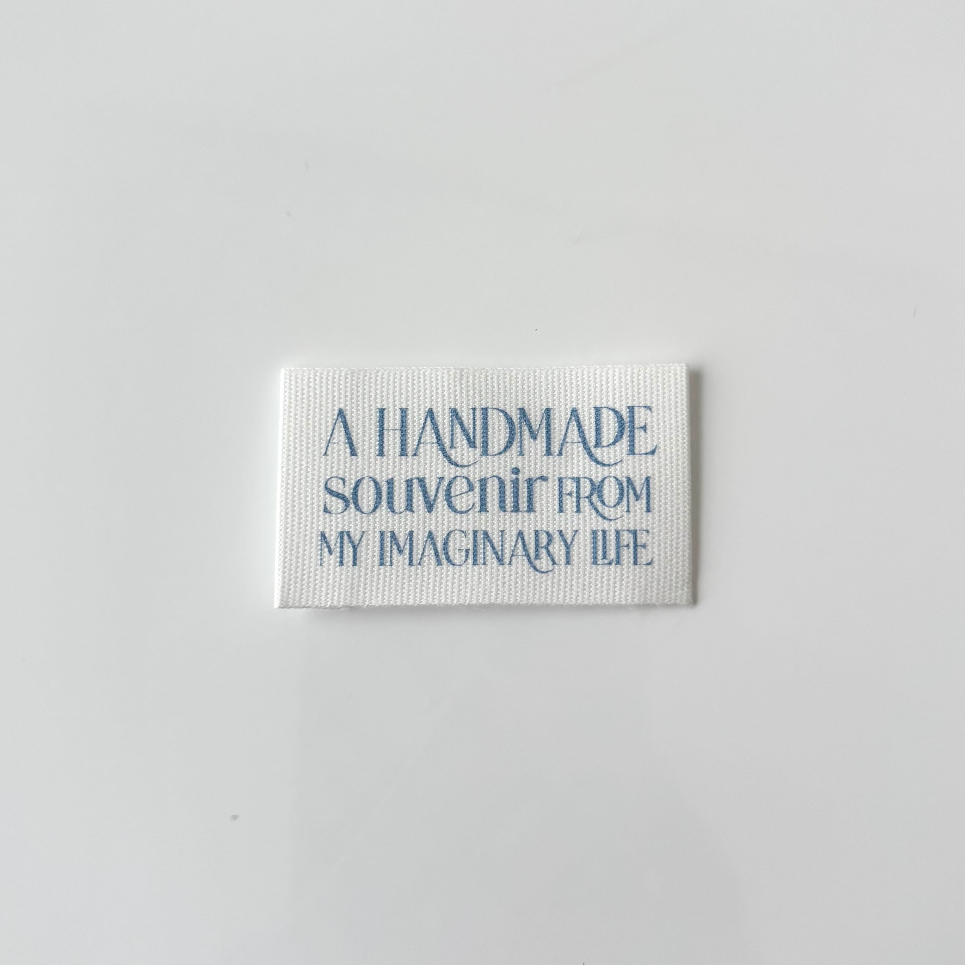 handmade tag / blue 1個売り