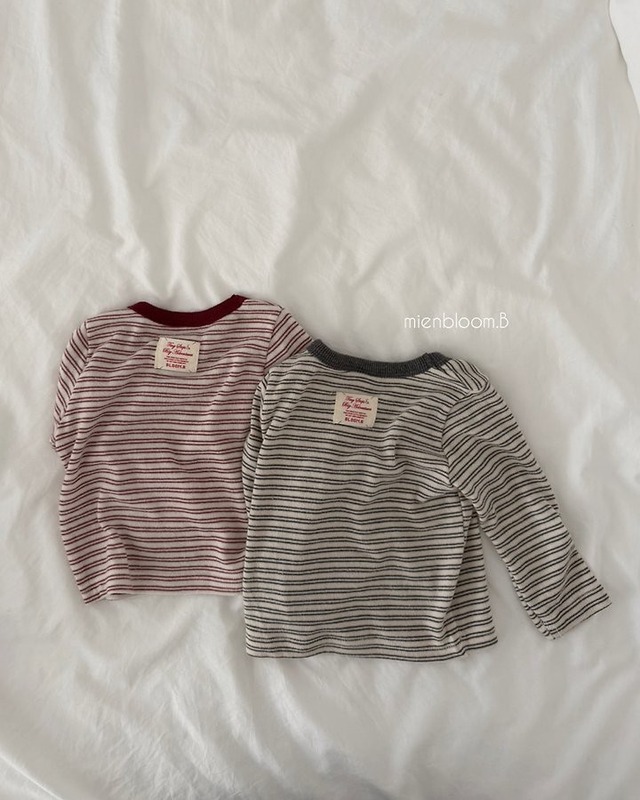 送料無料【予約】mienbloomB /Soft Stripe T-shirt