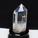 水晶 六角柱 水晶 ポイント 原石 置物 台座付属 一点物 152-4623