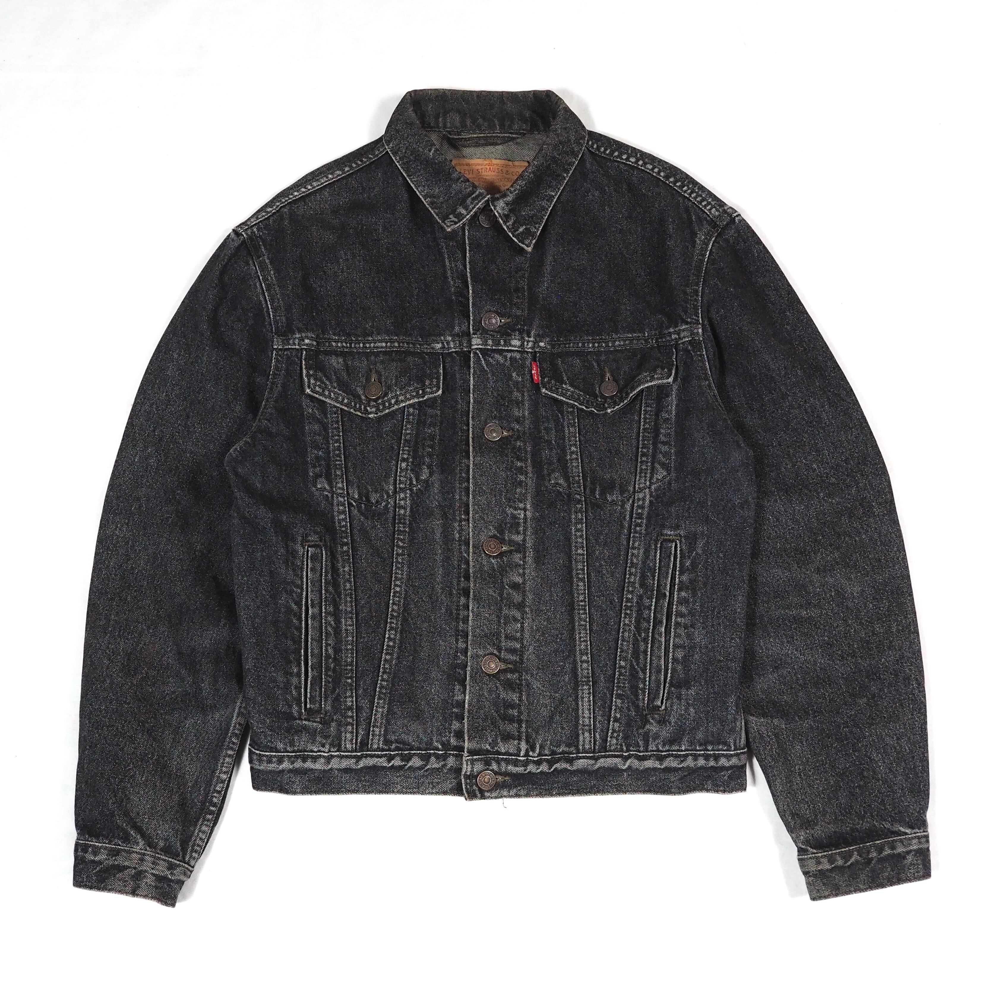 Levi's Europe 70503−0258 Black Denim Jacket S 90's Yugoslavia製 ユーロ リーバイス ブラック デニムジャケット