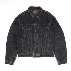 Levi's Europe 70503−0258 Black Denim Jacket S 90's Yugoslavia製 ユーロ リーバイス ブラック デニムジャケット