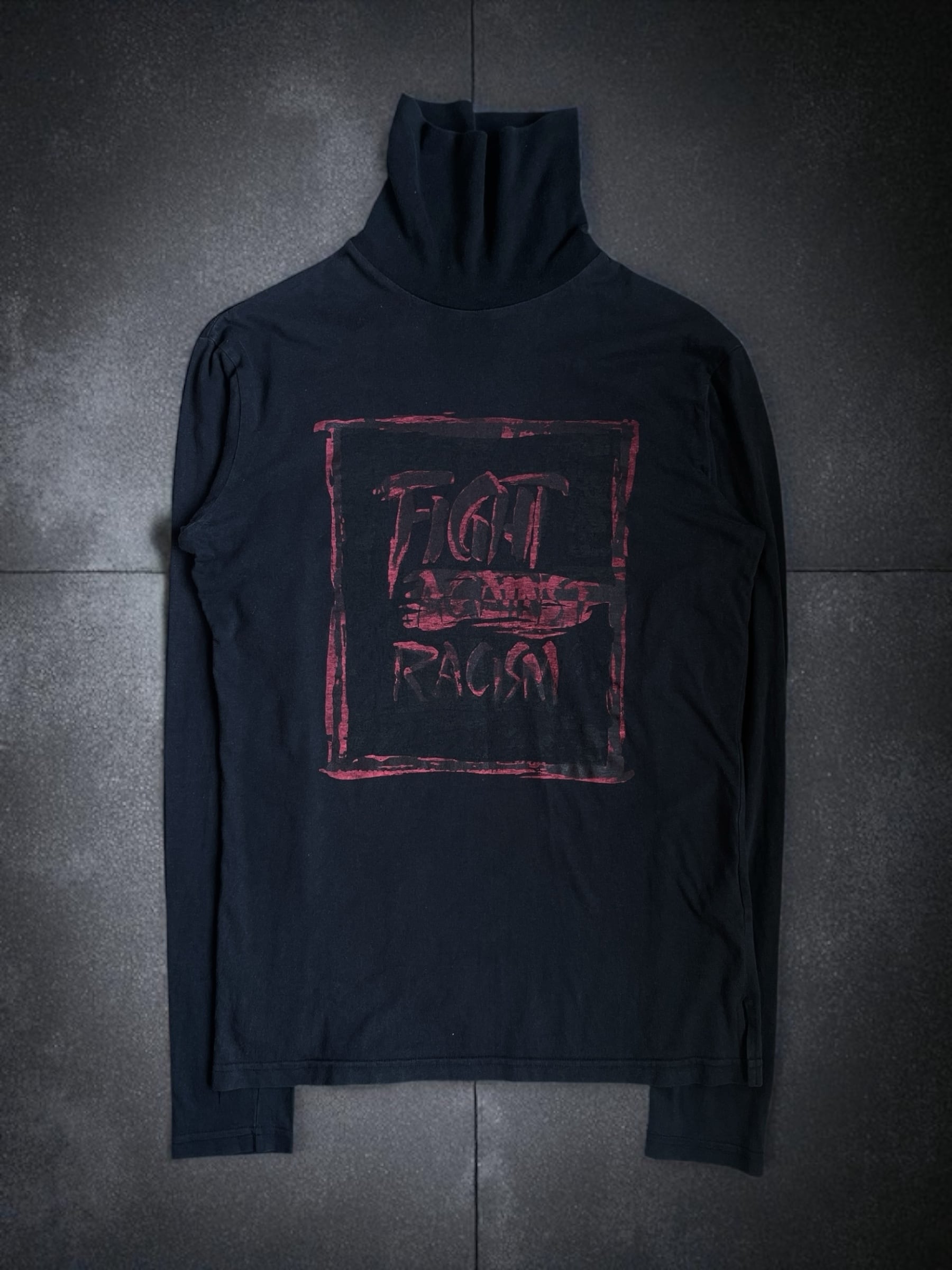 Gaultier Jeans 00s “FIGHT AGAINST RACISM” L/S Top