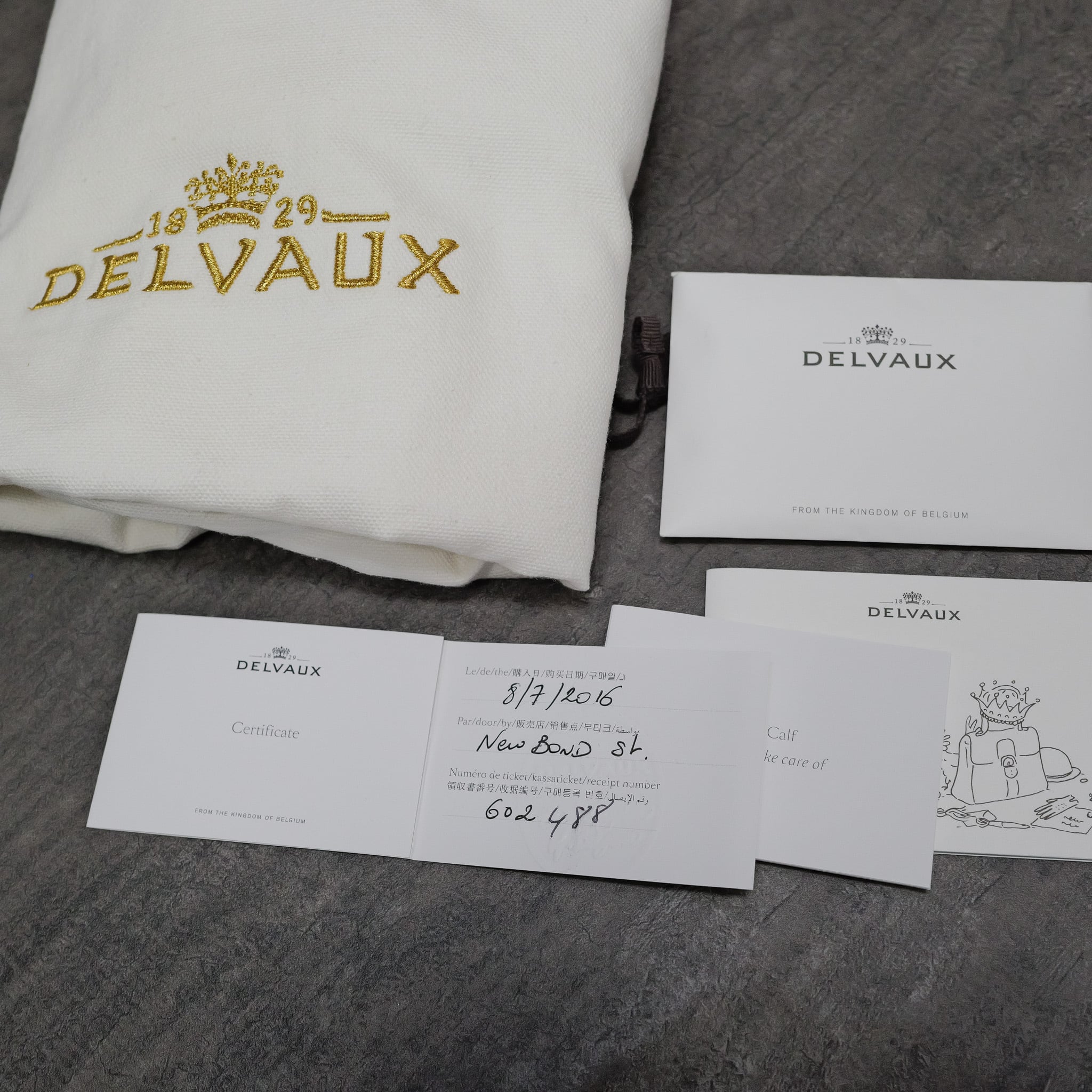 デルヴォー Delvaux タンペートMM アイボリー 見づらく 保証書付き