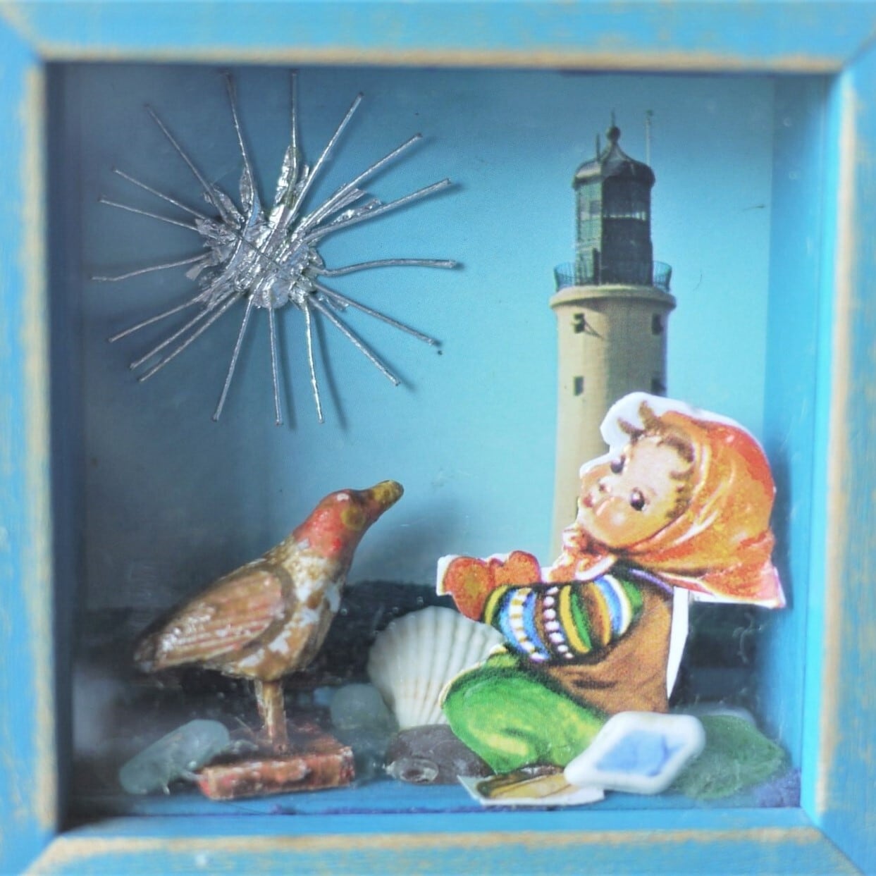 クロモスのディスプレイ額 Under the lighthouse