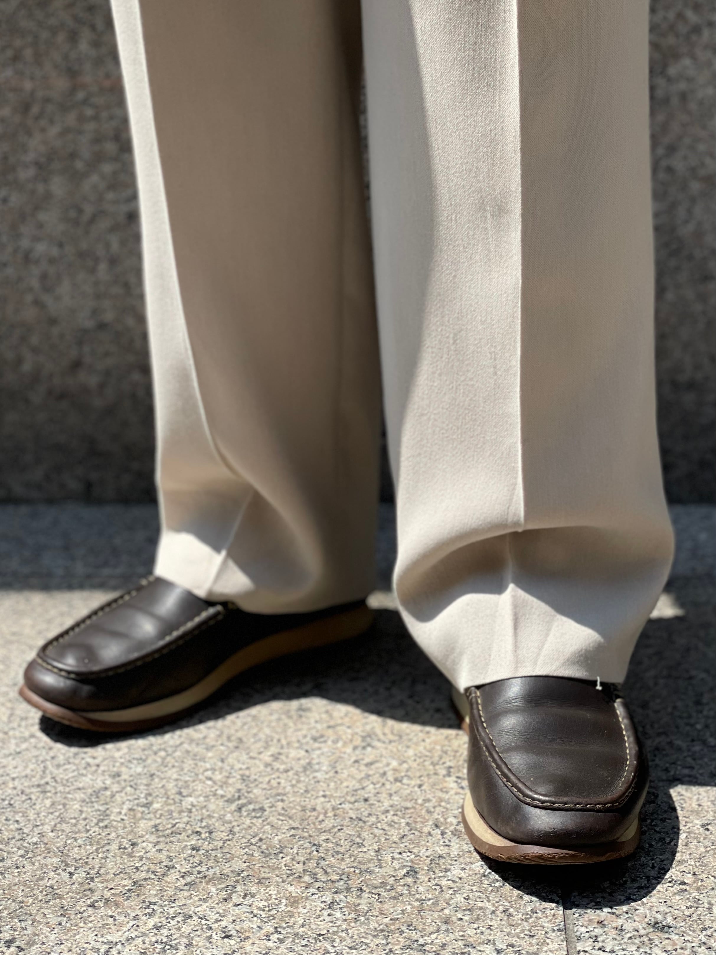 HERMES Turbo Suede Leather Shoes 42.5 27cm相当 エルメス ターボ