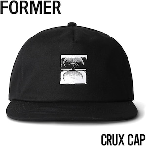 ストラップバックキャップ 帽子 FORMER フォーマー CRUX CAP FHW-24102 BLACK 日本代理店正規品