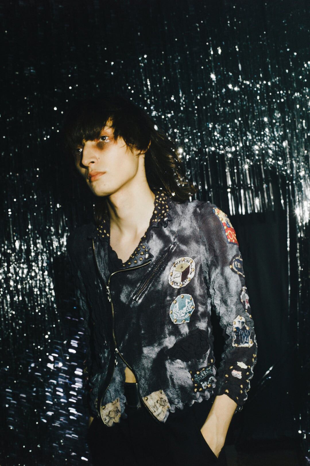MASU POPCORN BIKER JACKET(BLACK) MSSS-CS0422 | IAAAM ONLINE STORE