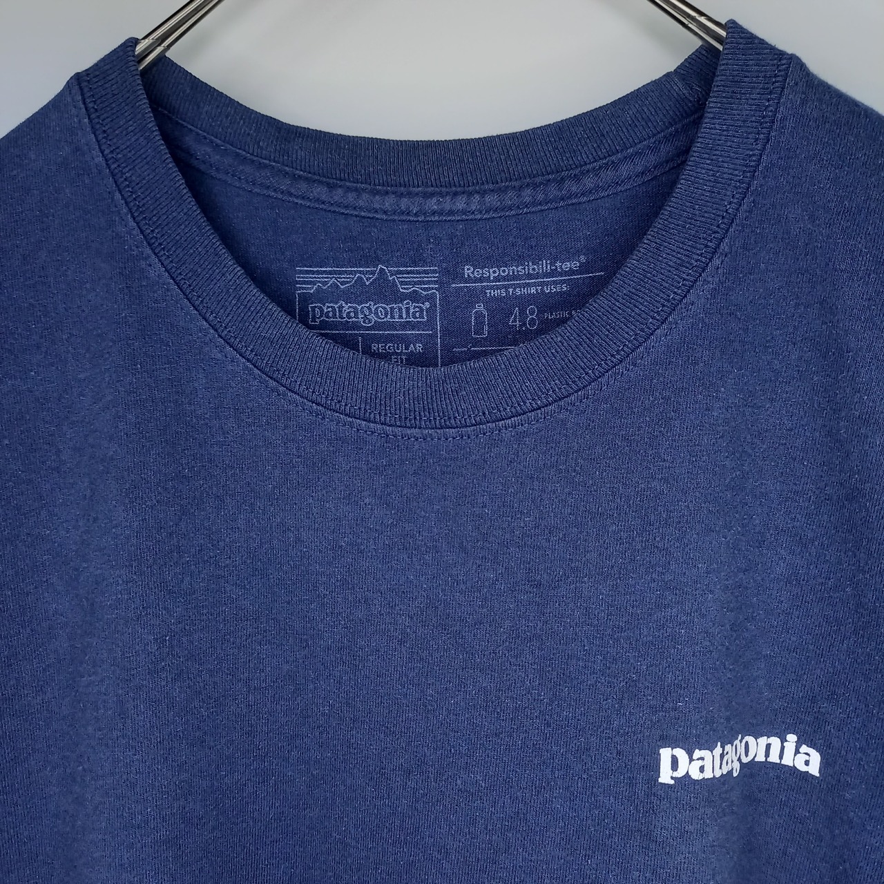 パタゴニア　レスポンシビリTシャツ　半袖　ネイビー　L