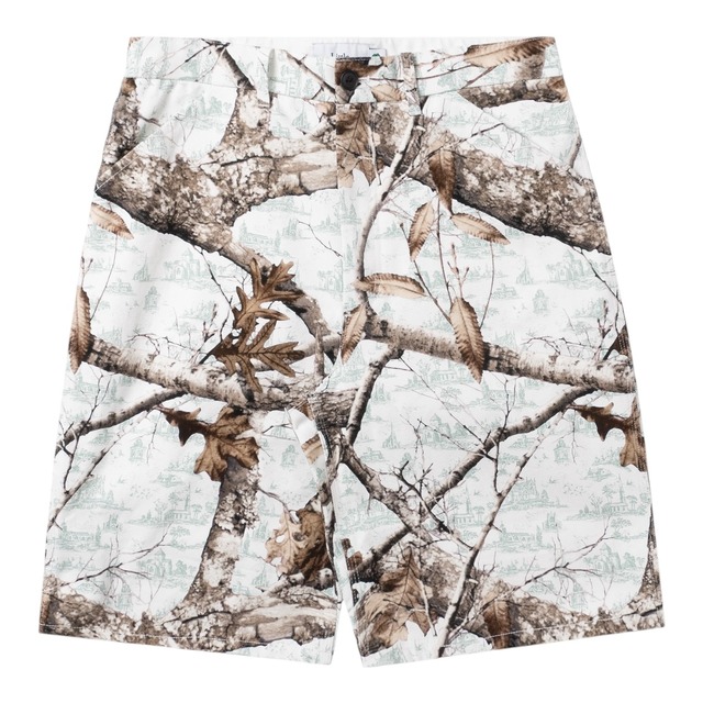 【Little Yarmouth】Cheese Camo Painter Shorts(WHITE)〈国内送料無料〉