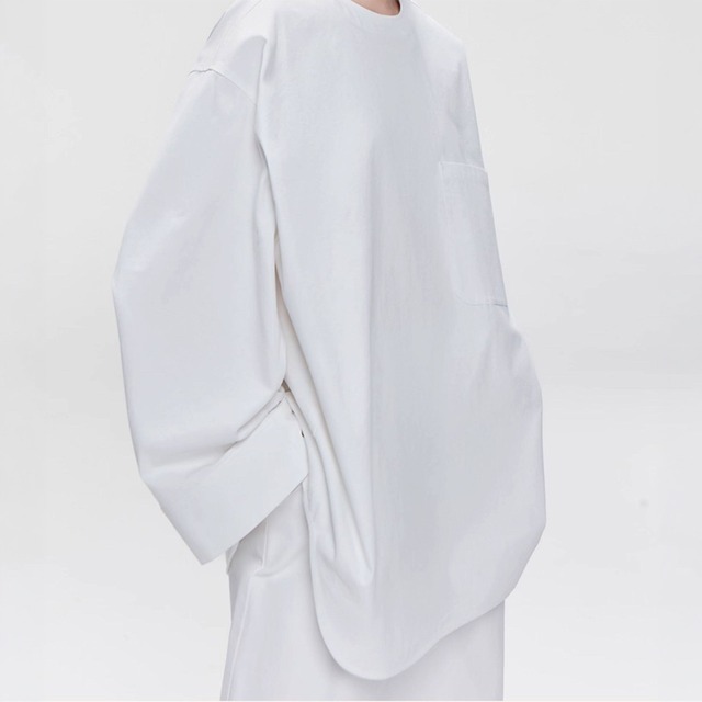 Creative cut volume shirt A00057