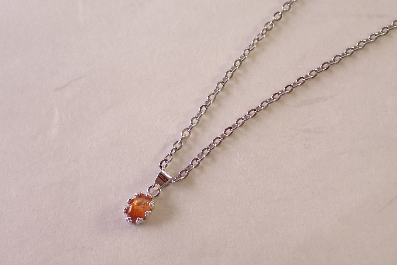 サンストーンネックレス　0.50ct [D12‐103]