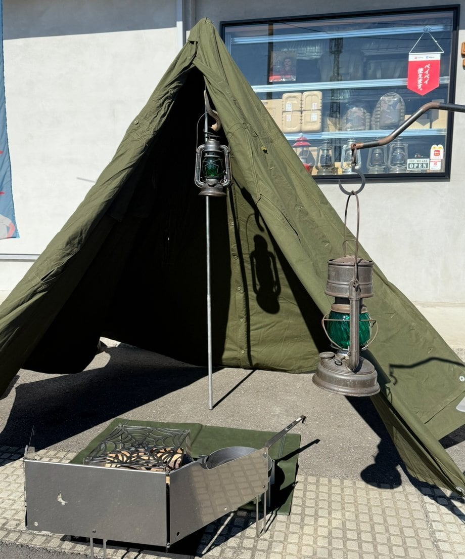 軍幕ポーランド軍ポンチョテント | ヴィンテージランタンTOMOS