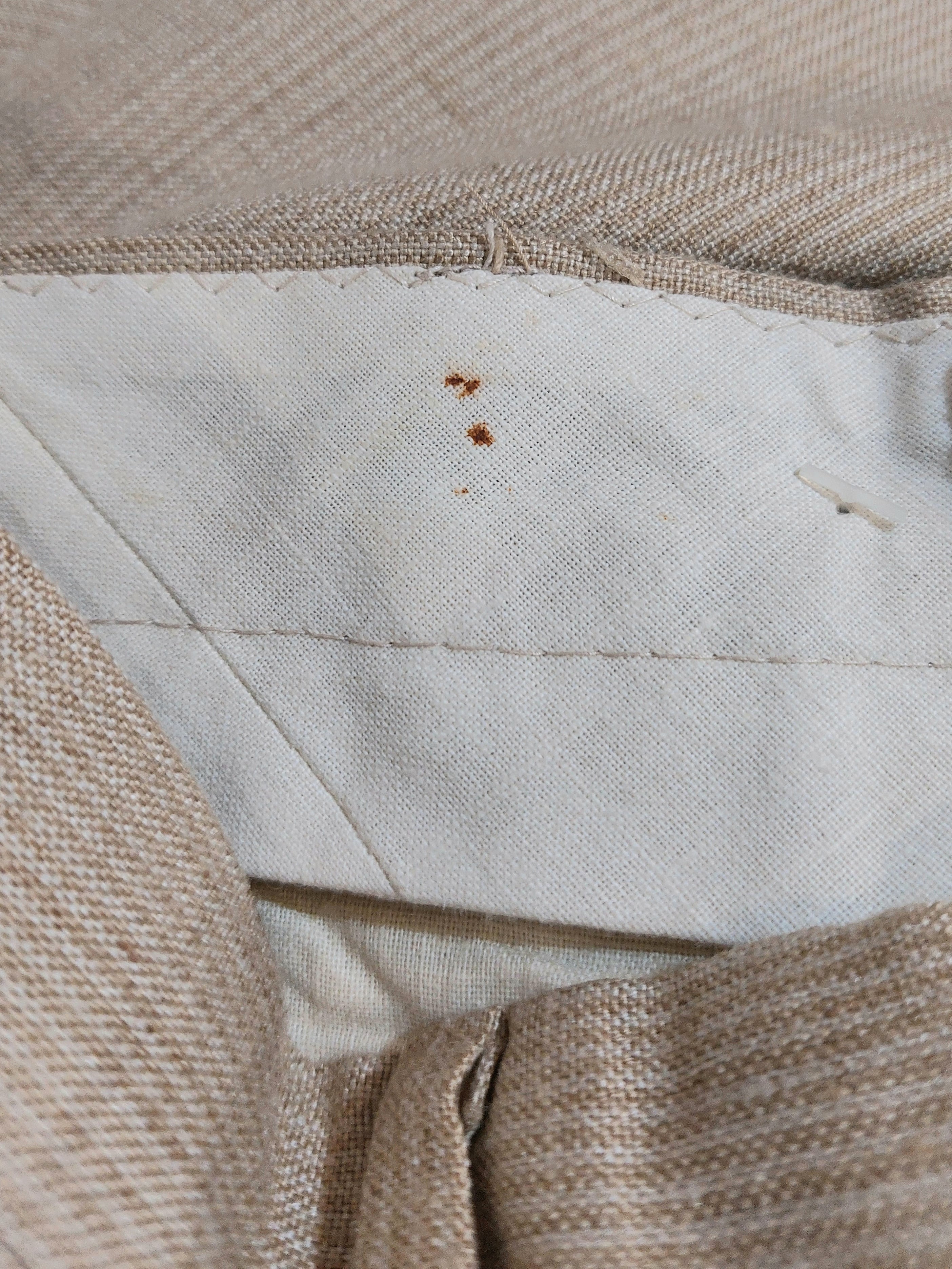 Palm Beach 50s〜60s リネンレーヨンスラックス　　アメリカ製 Pin stripe pattern rayon linen slacks[m-1495]ピンストライプ柄