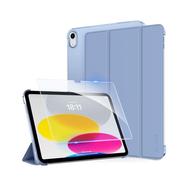 iPad 11世代 10世代 ケース ガラスフィルム セット]CACOE ipad a16 11