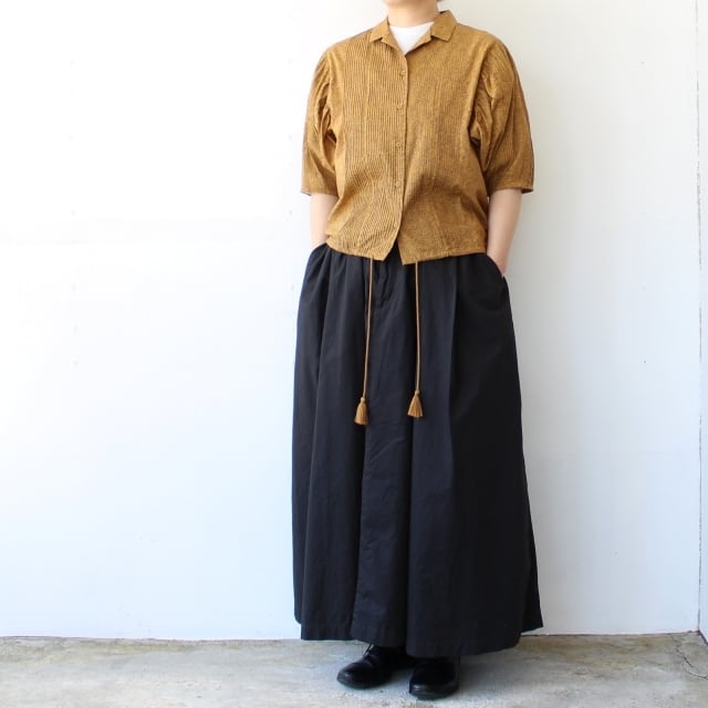 IKITSUKE アンティークレースシャツ5/S Antique lace puff sleeve