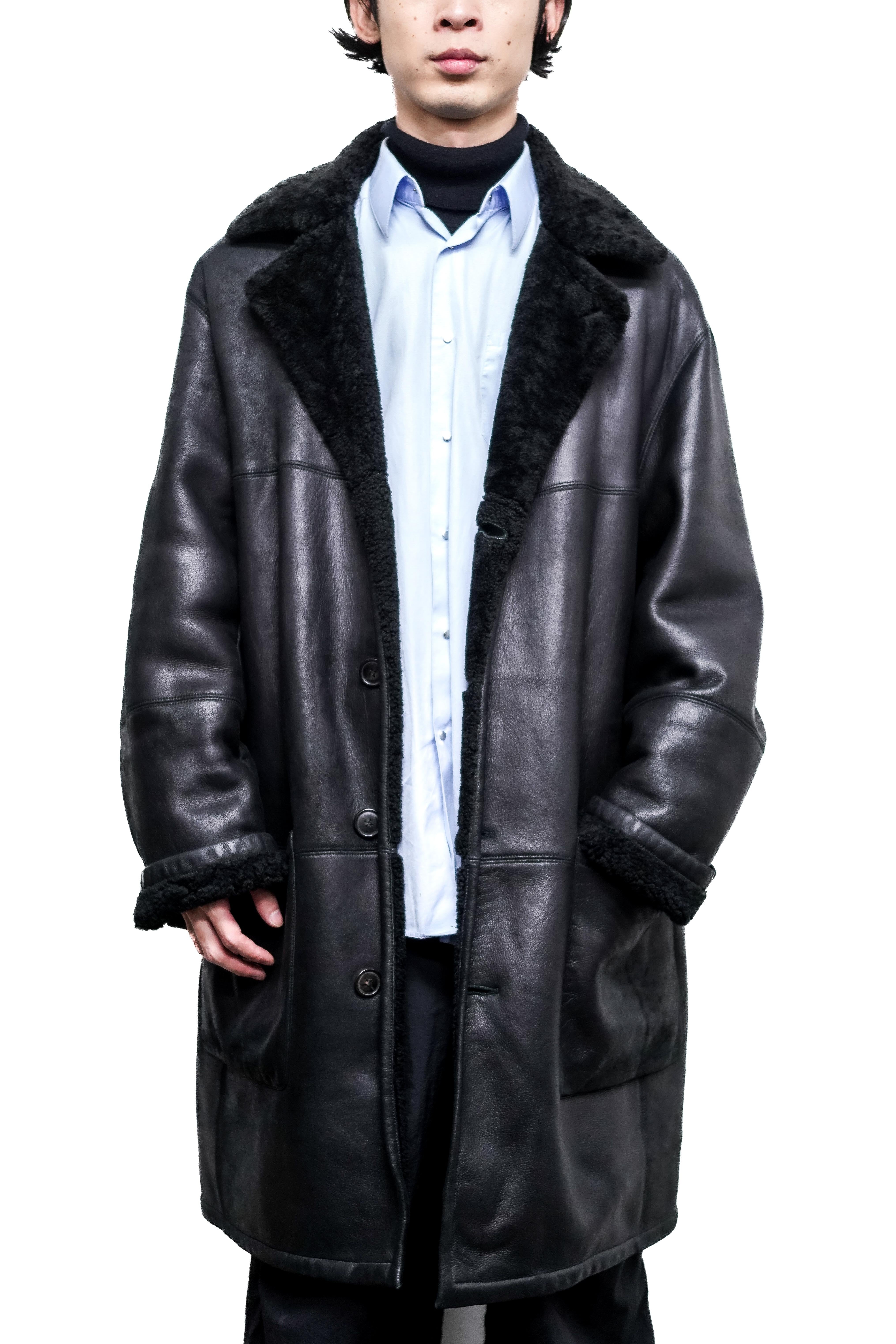 SERAPHIN レザージャケット コート セラフィン SERAPHIN レザーコート バルマカン ステンカラー ジャケット ブルゾン