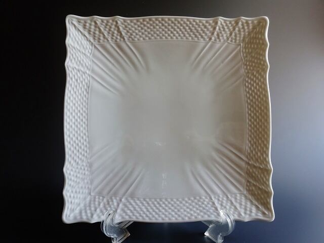 リチャードジノリ ベッキオホワイト スクエアプレート22cm | 神戸