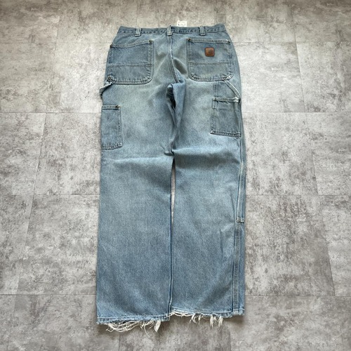 00s メキシコ製 デニム ダブルニー Carhartt 34×32 詳細写真2