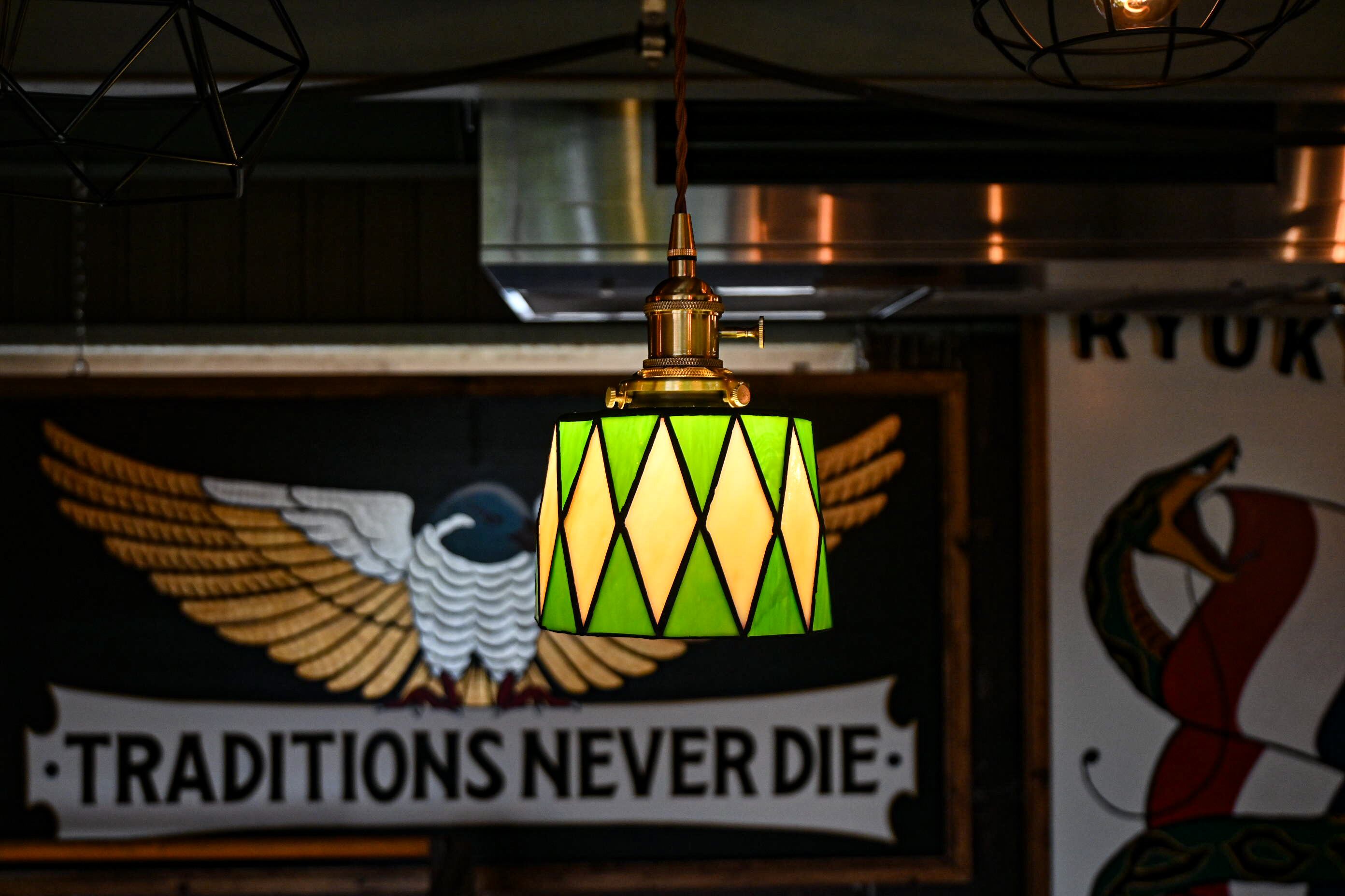 stained glass pendantlight 