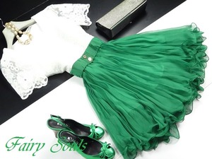 ★送料無料★中国シルク3０％☆13号☆上品刺繍プリ－ツワンピ(OPN6782)