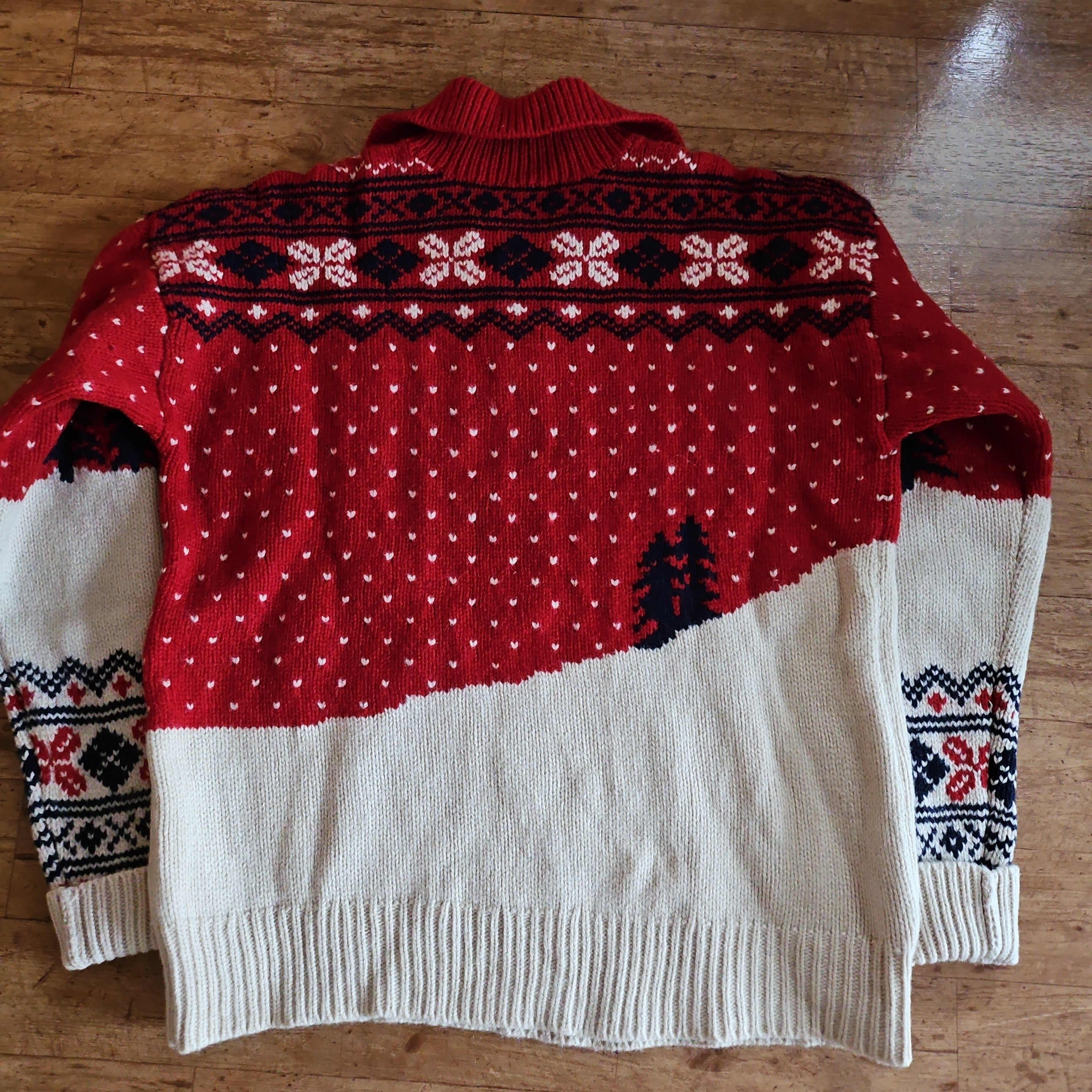 Polo Ralph Lauren スキー柄ニット M 古着】POLO BY RALPH LAUREN ニット スキー柄 | Cartman's Shop