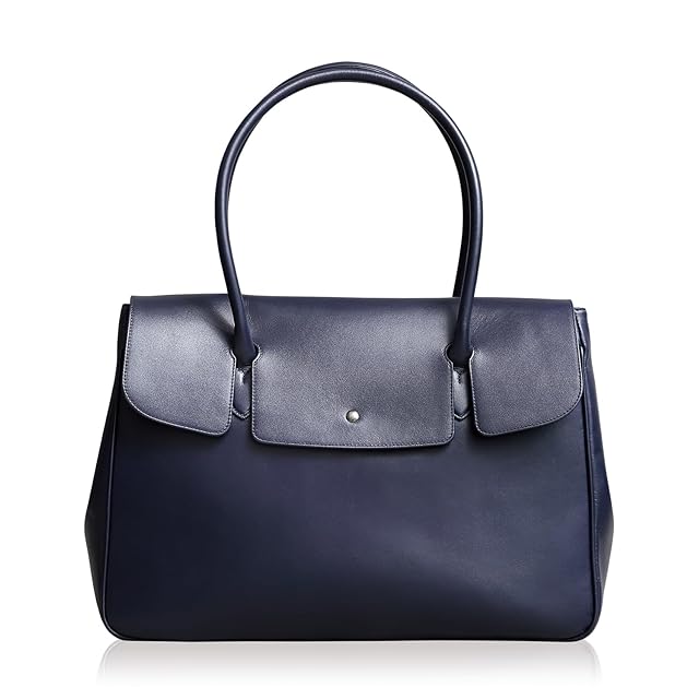 LOEWE ロエベ ショルダーバッグ ブルー アナグラム レザー アラモ ミニ