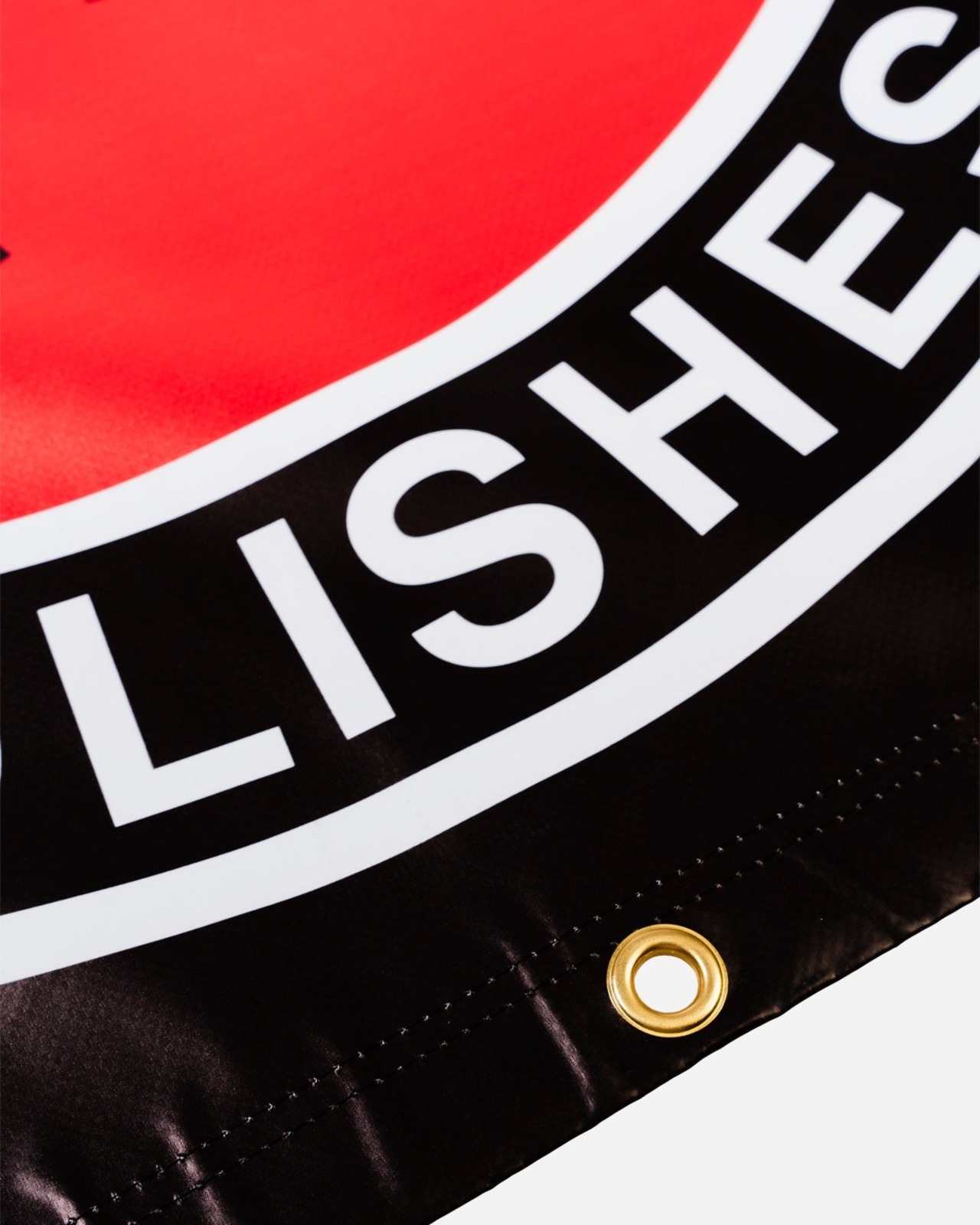 アダムスポリッシュ Adam's Garage Banner - Circle Logo | ガレージバナー