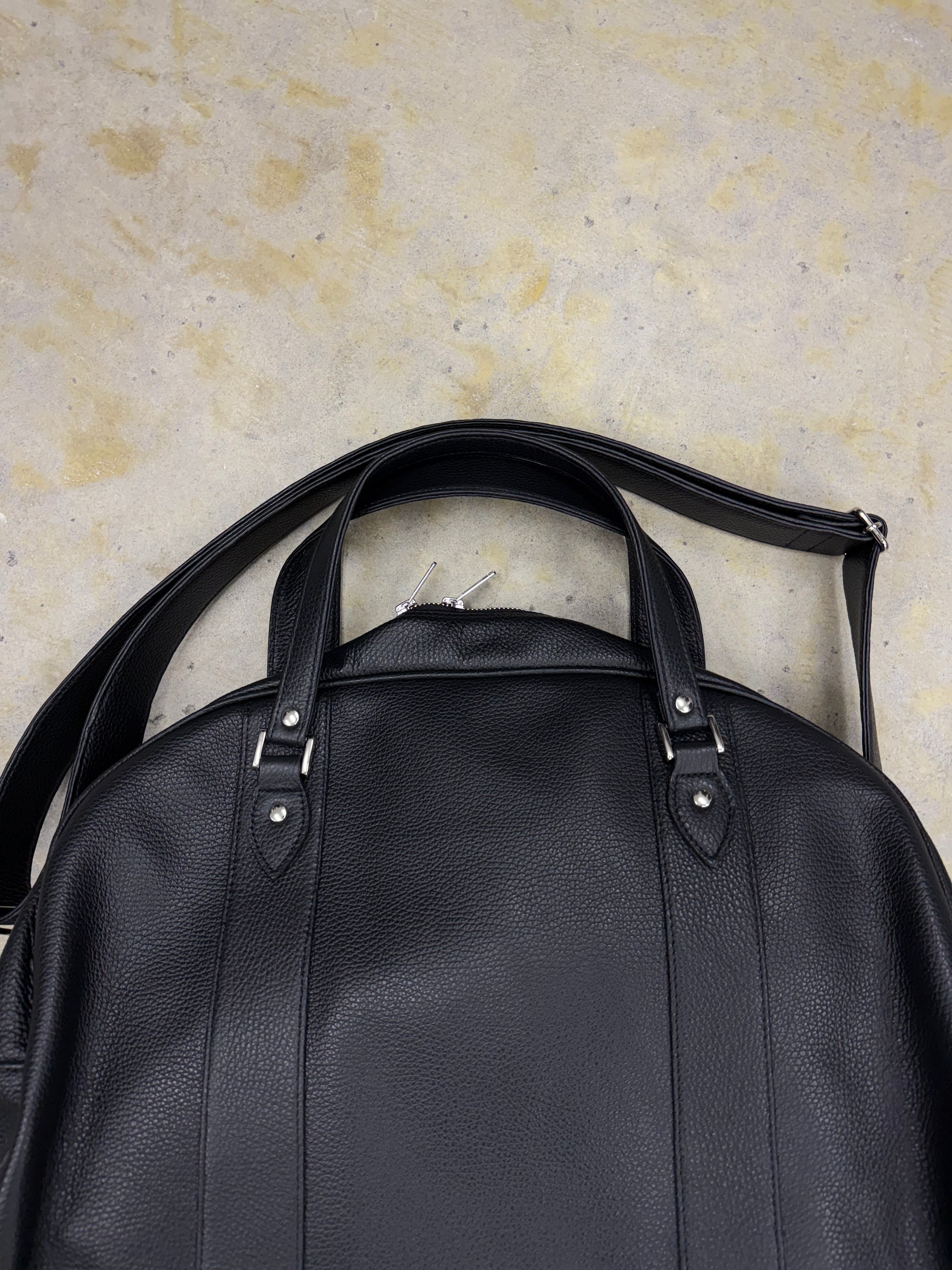 バッグ DAIRIKU [ Leather Boston Bag ] Black DAIRIKU [ Leather Boston Bag ] Black
