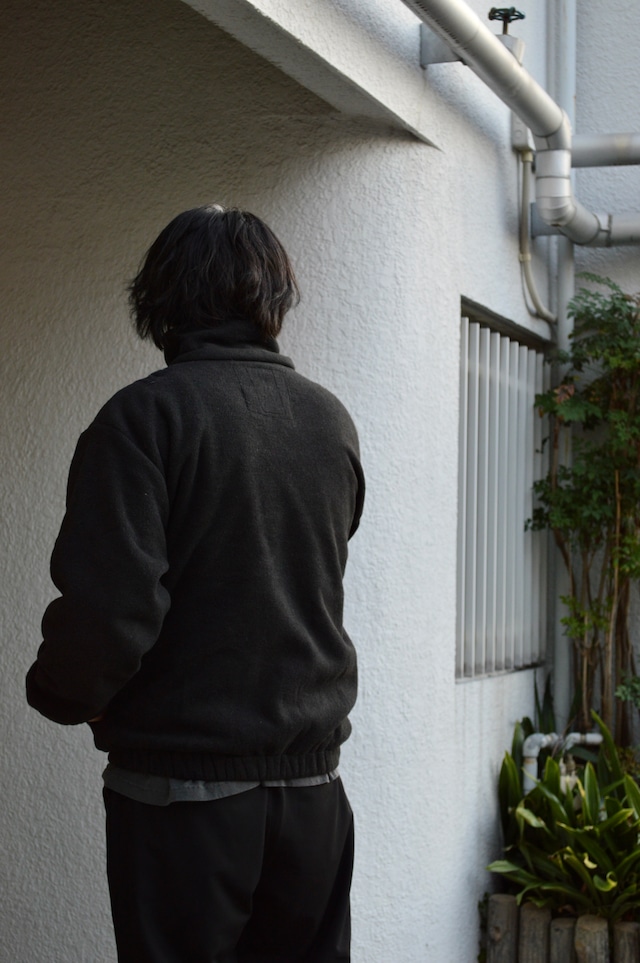 Netherlands Army 90s Heavy Fleece Outer Jacket Used オランダ軍 フリースジャケット ブラック