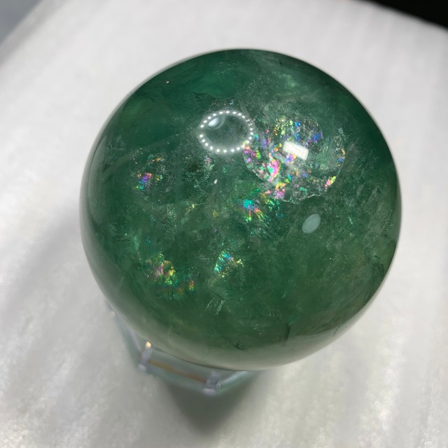 s131 大玉グリーンフローライトスフィア